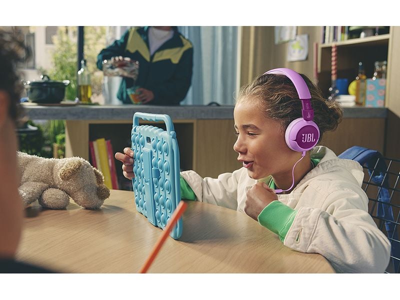 JBL On-Ear-Kopfhörer JR320 Violett Kabelgebundene Kinderkopfhörer mit reduzierter Lautstärke