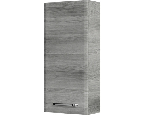 Pelipal Quickset 328 badkamermeubelset (B x H x D 175 x 200 x 39 cm), grafiet getextureerde fronten, met mineraal gegoten wastafel, hoge kast, onderkast en bovenkast (328.120006)
