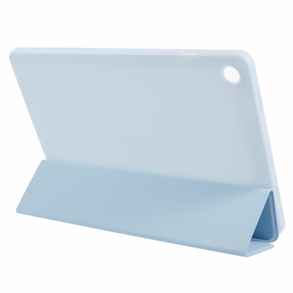 Samsung Galaxy Tab A9  Plus Leder Tasche Flip Cover Hülle - Babyblau