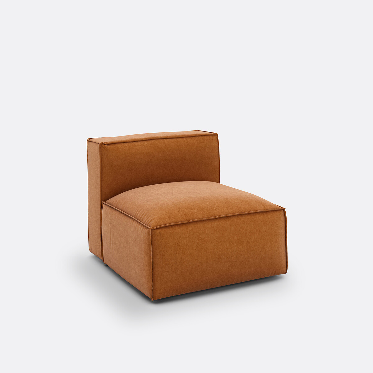 LA REDOUTE INTERIORS<br>Sofá modular de veludo texturizado, Seven