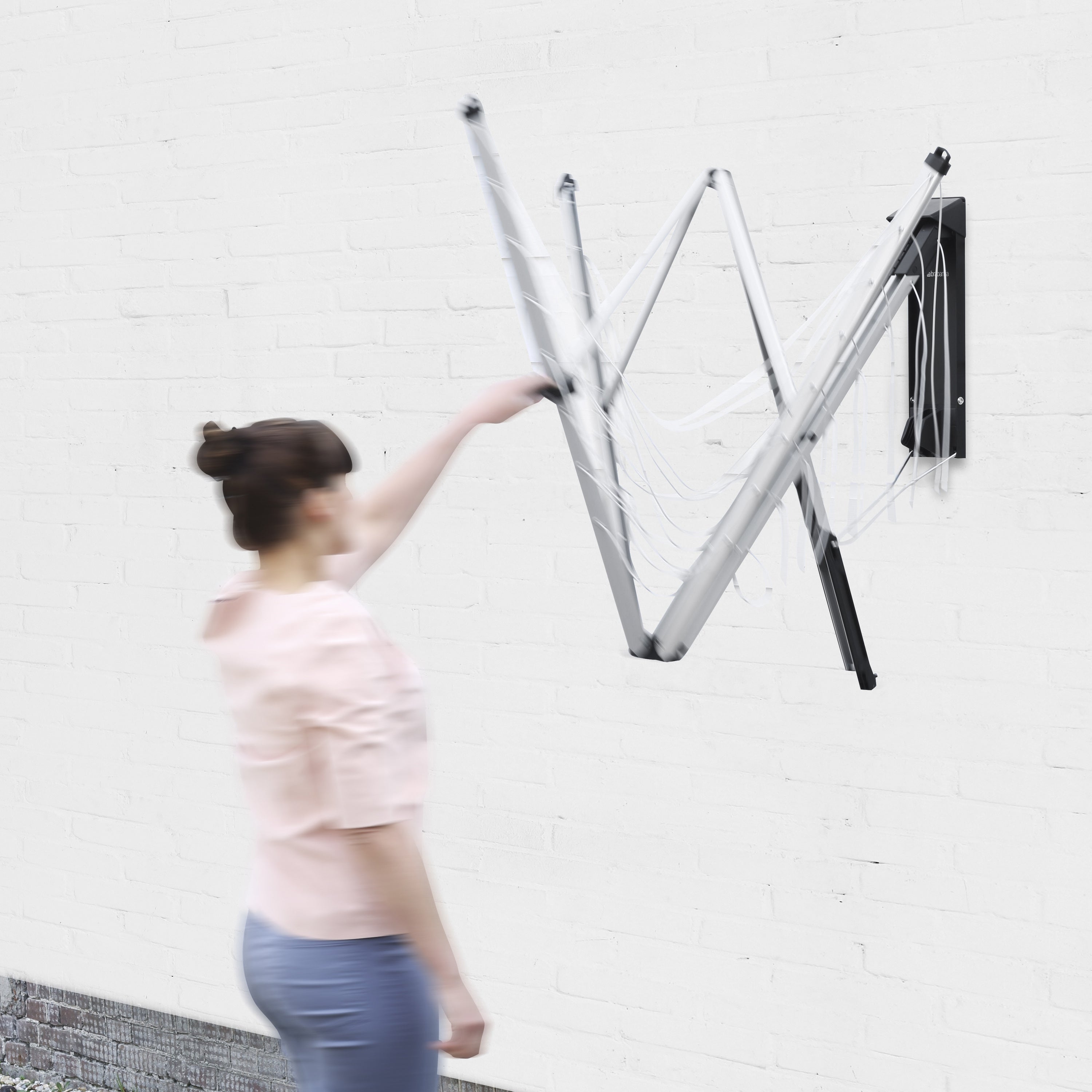 Brabantia WallFix Droogmolen 24 m incl. Beschermbox