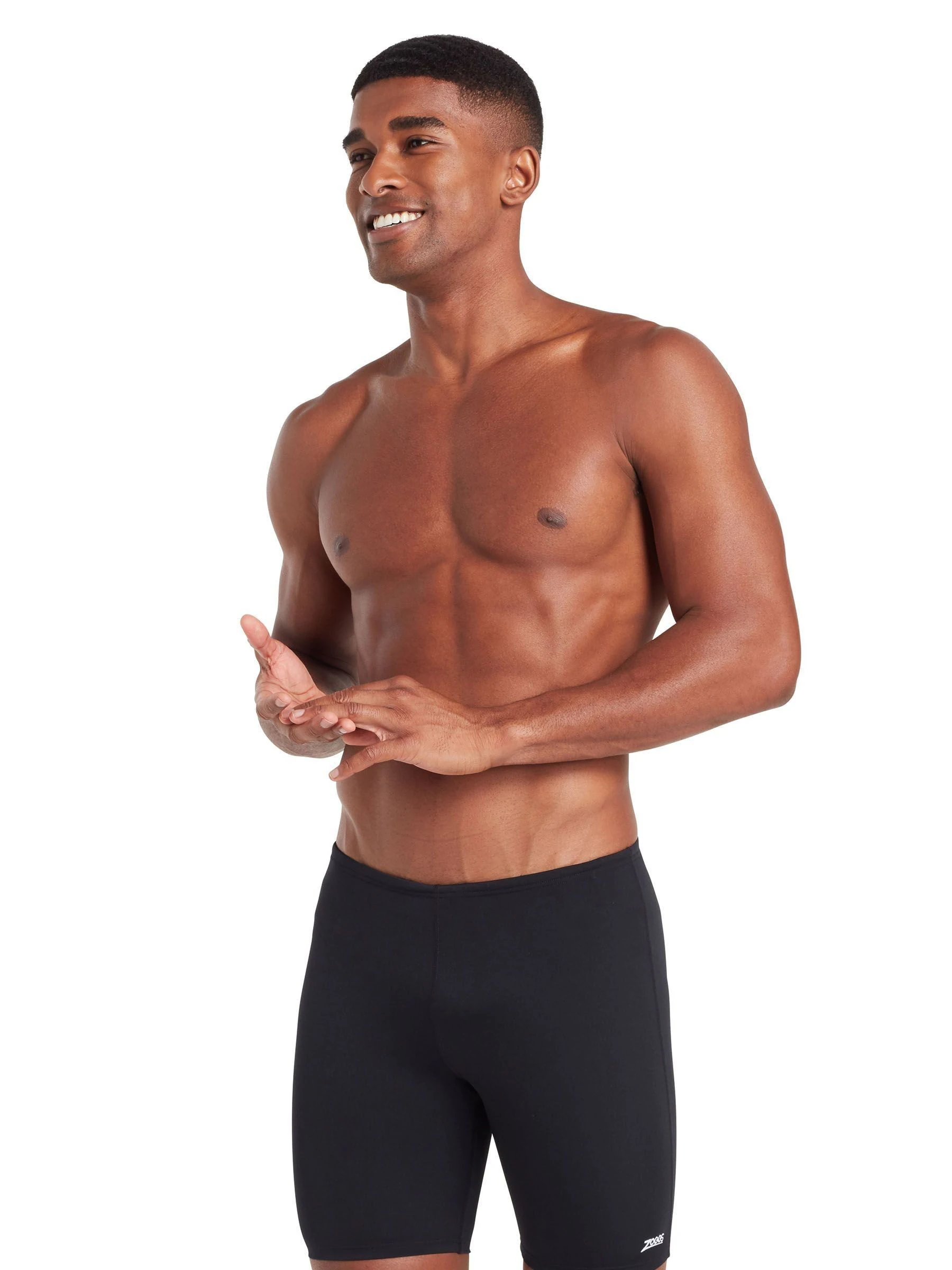 Zwart - Zoggs Cottelsoe Ecolast Mid Jammer Boxers