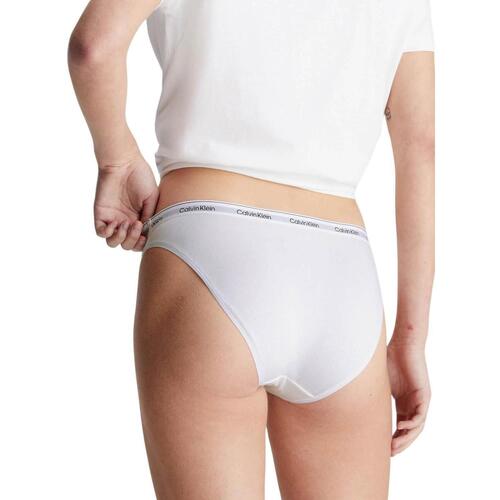 Calvin Klein Jeans - BIKINI 3PK BLACK/WHITE/GREY Negro