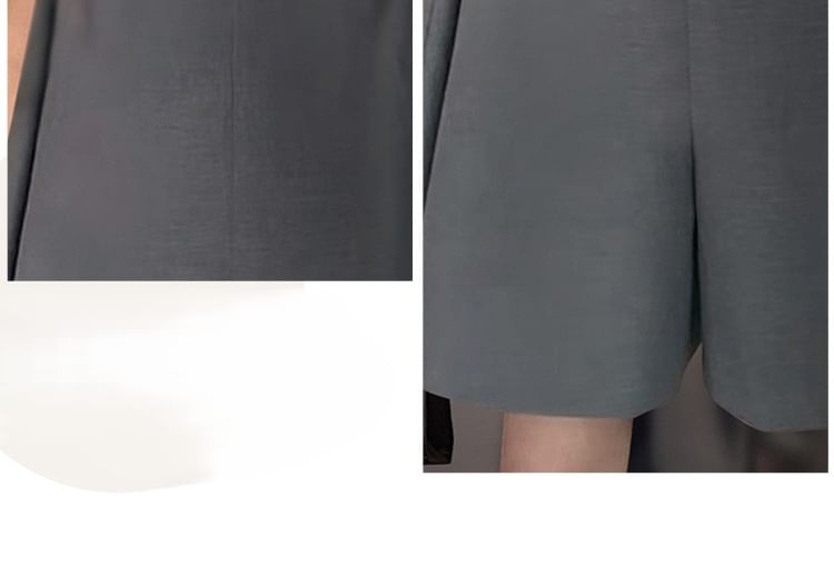 Bornite - Mouwloze romper met ronde hals en effen kleur