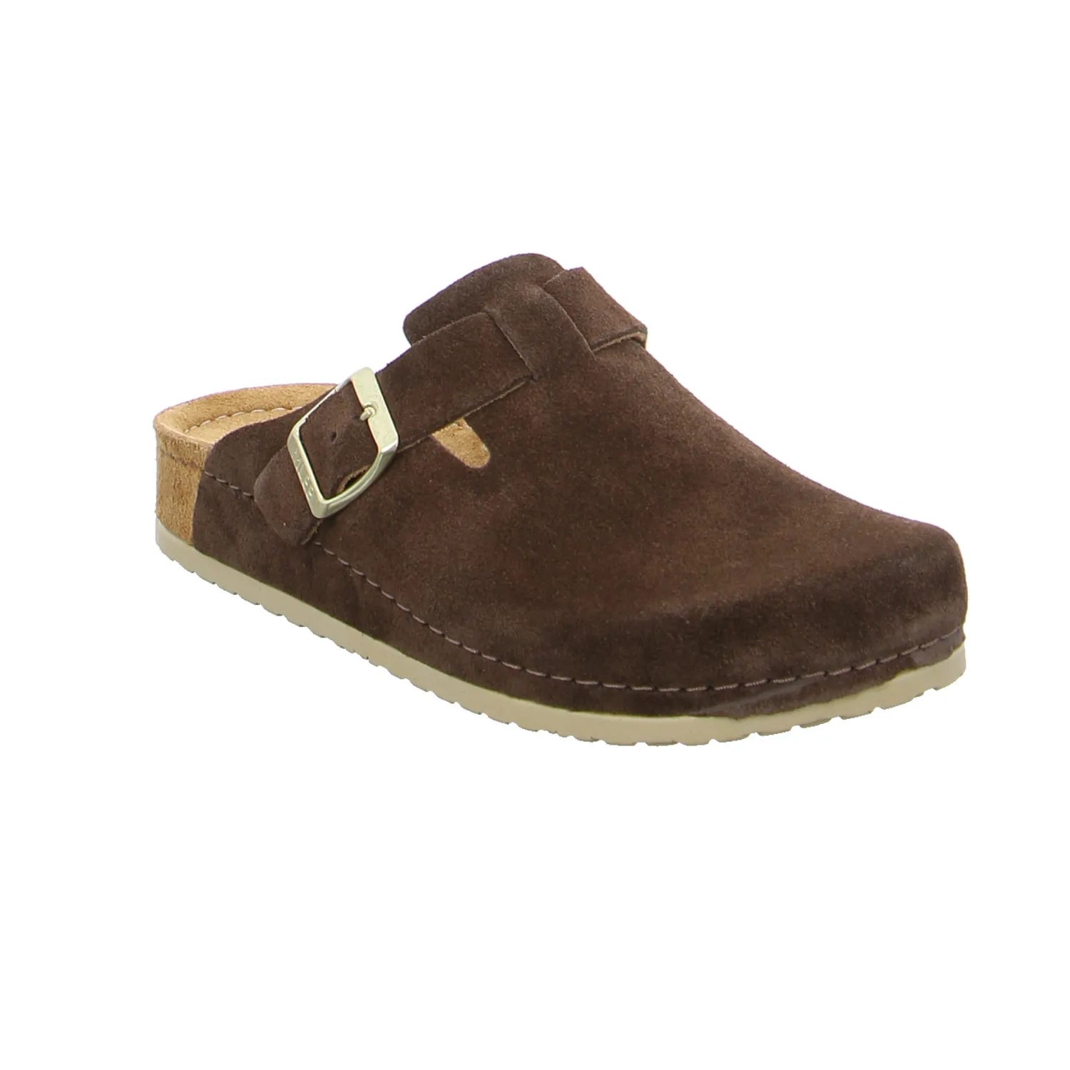 MUBB Hausschuh Braun Leder