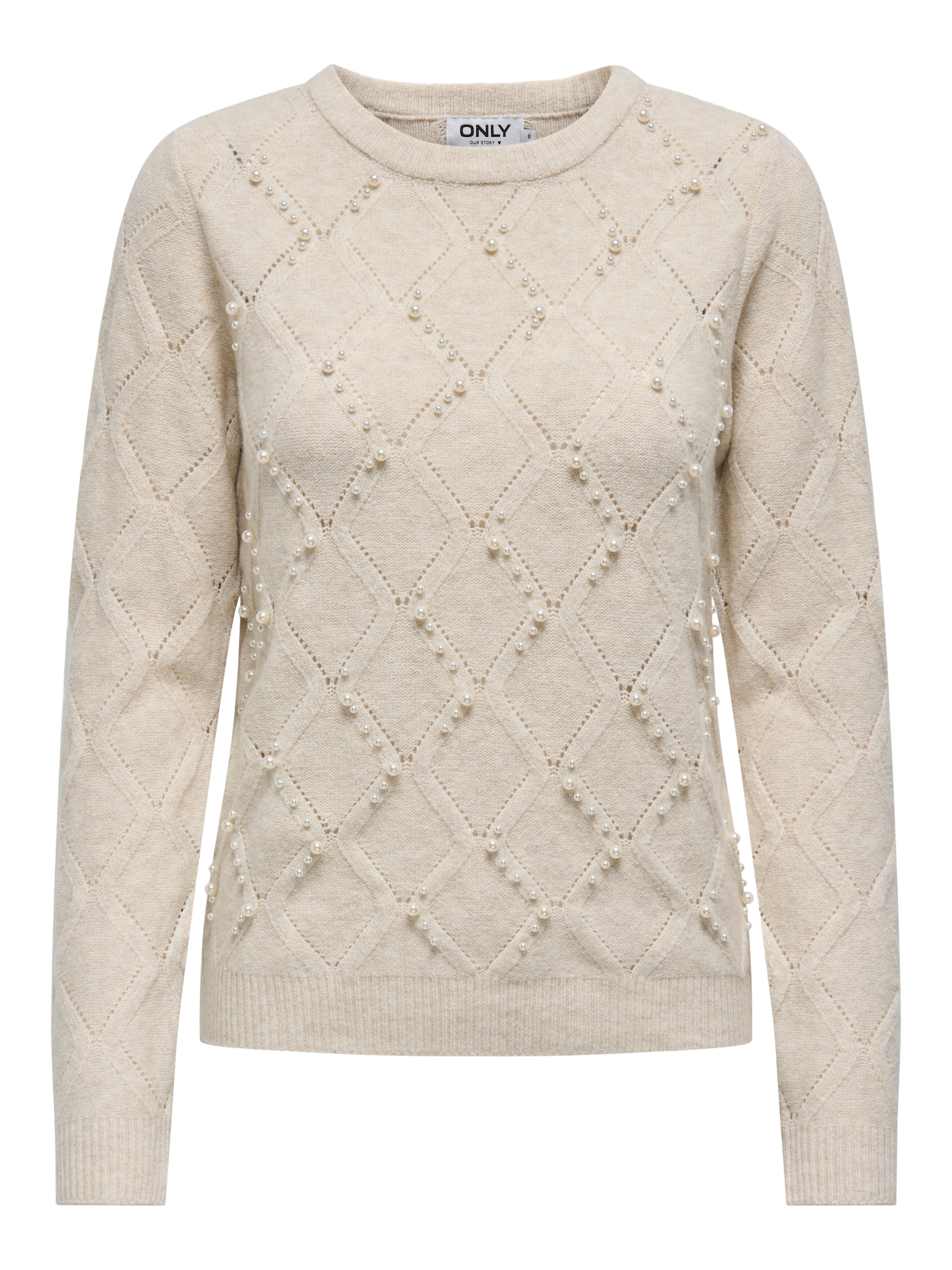 ONLLIANA Strickpullover Pumice Stone