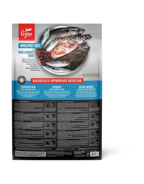 Orijen Whole Prey Six Fish Dog Sardines&Makreel - Hondenvoer
