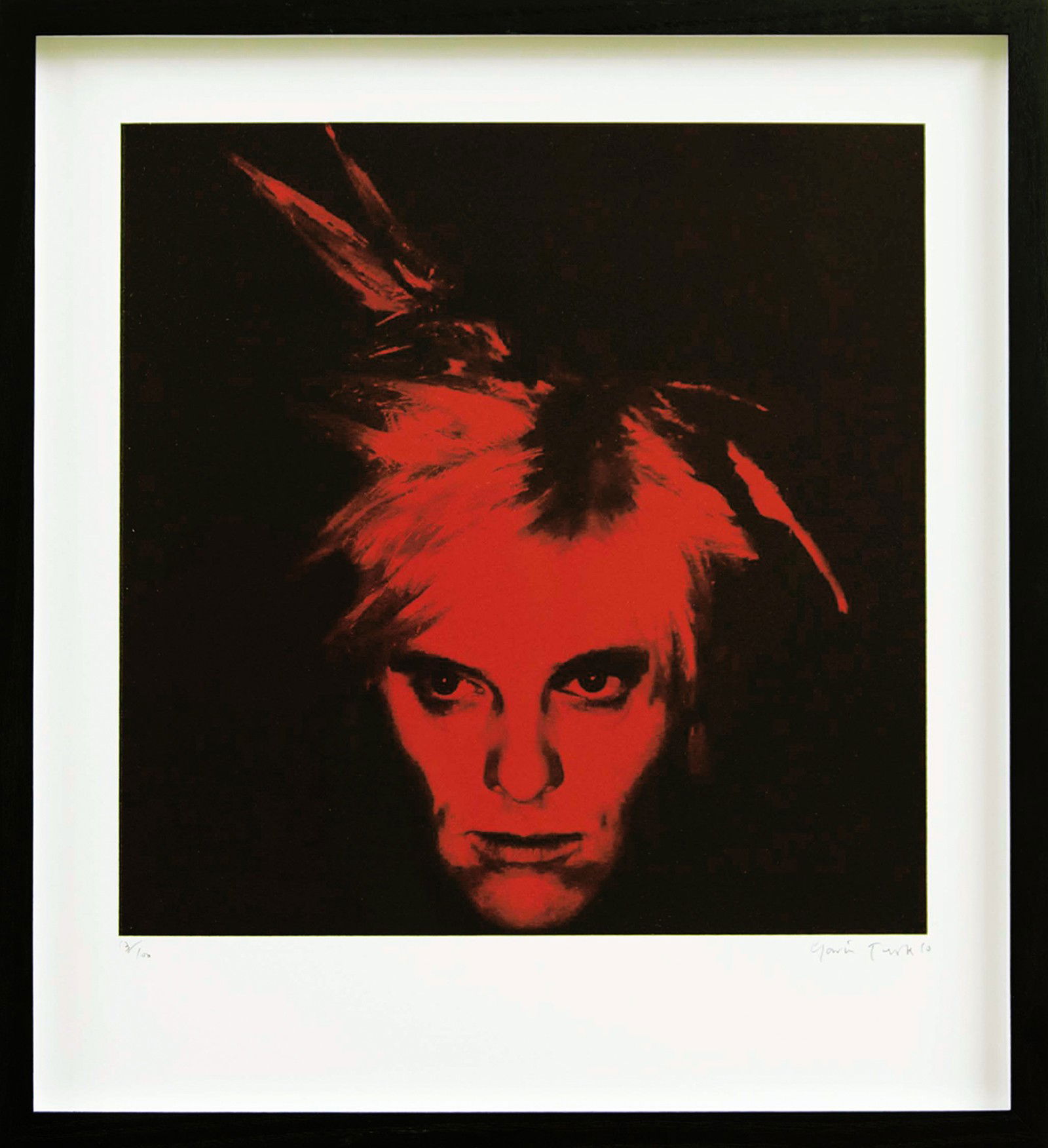 Fright Wig (Red) by Gavin Turk - Limited Edition. Edition of: 100. Signed.
