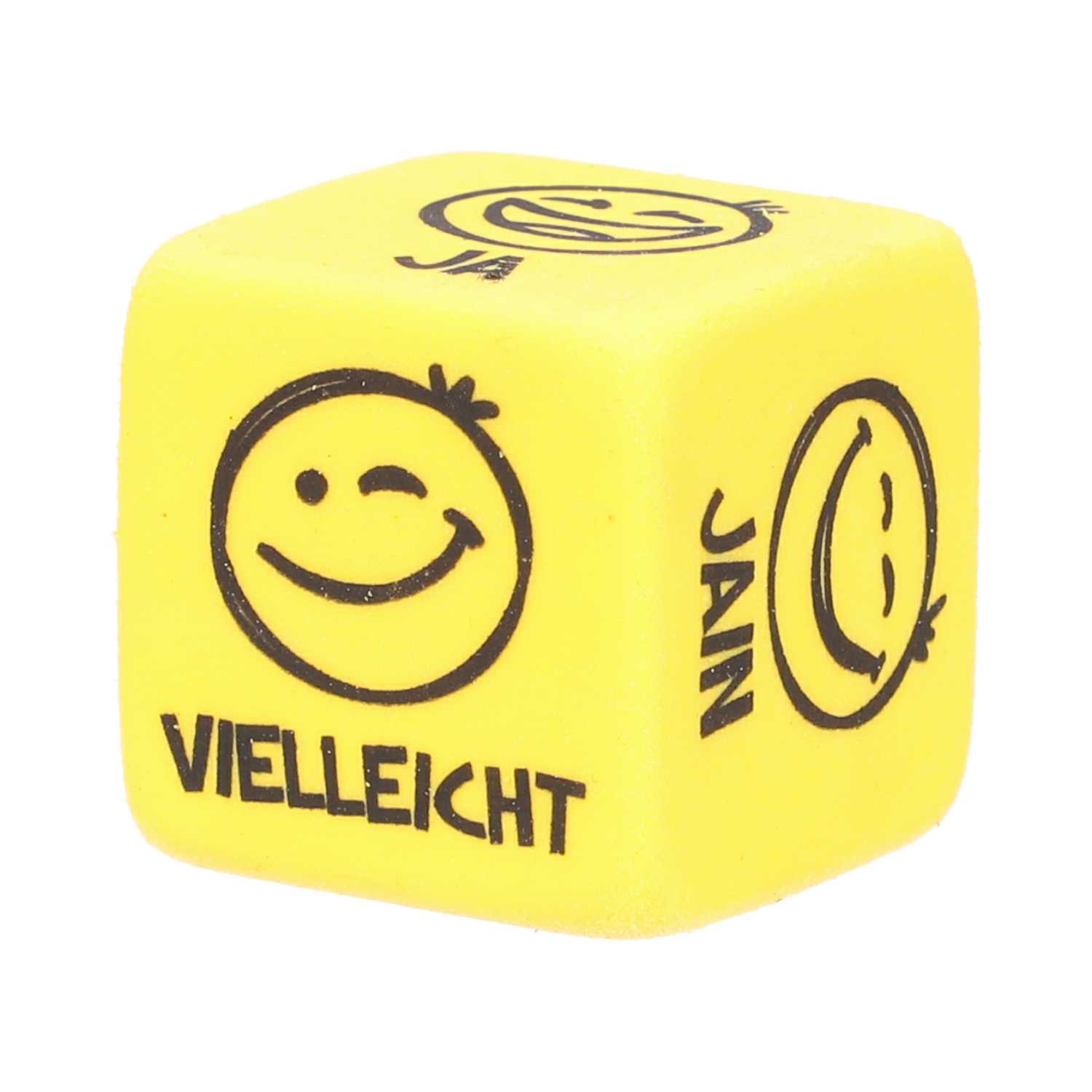 Radierer Entscheidungswürfel 3 x 3 x 3 cm 4fach