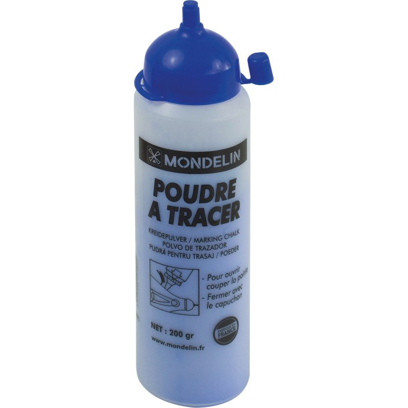 Poudre à tracer bleue - Flacon de 400 g