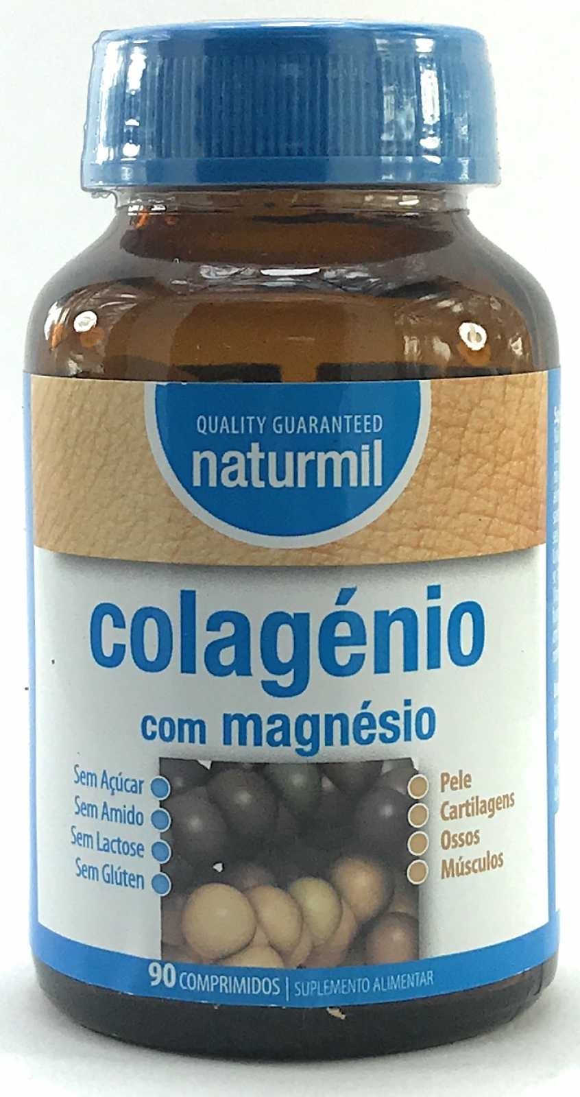 Naturmil Colágeno com Magnésio 600 mg 90 comprimidos