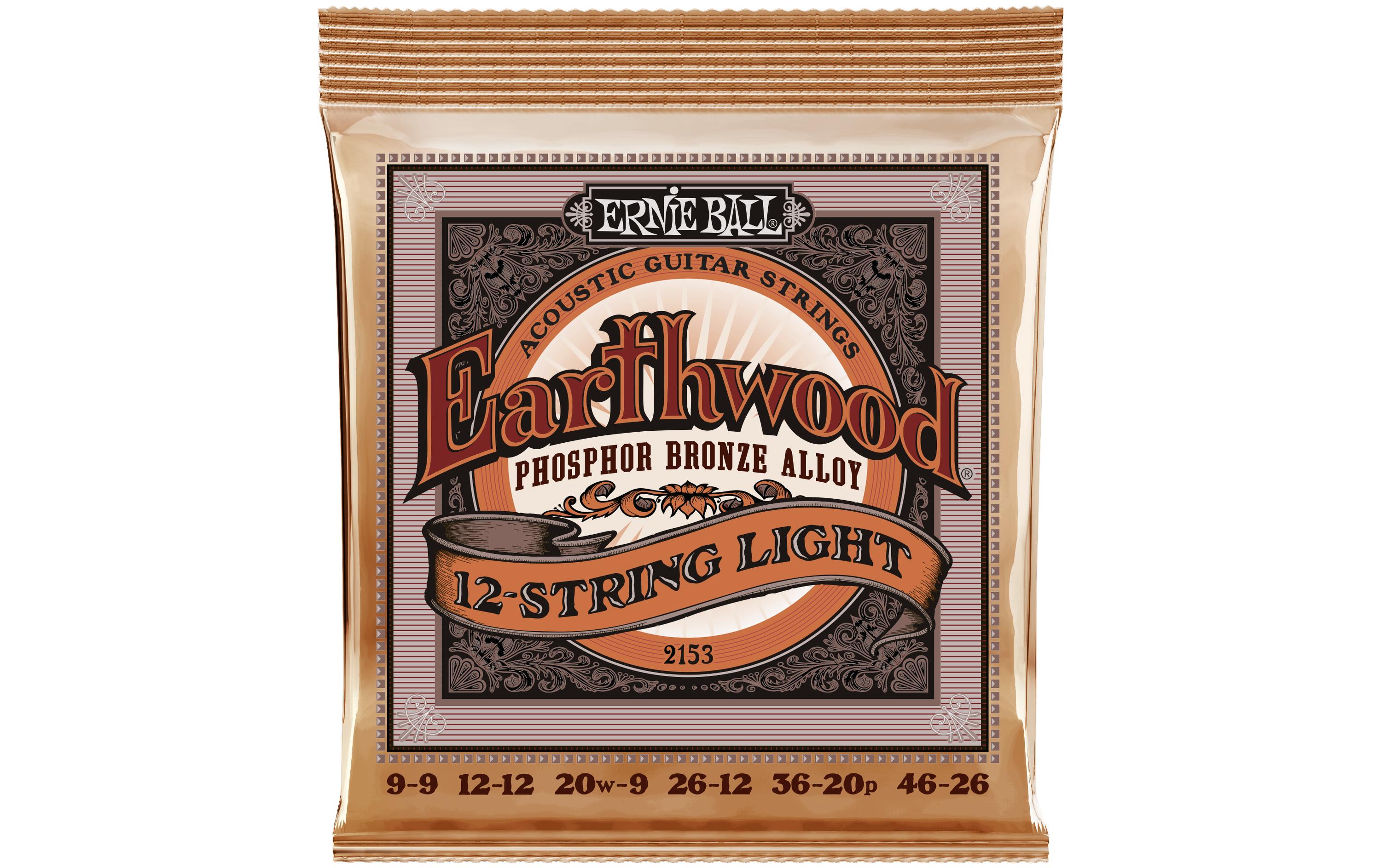 Gitarrensaiten 2153 Earthwood PB – Light 9 - 46Saitensatz für Akustikgitarre