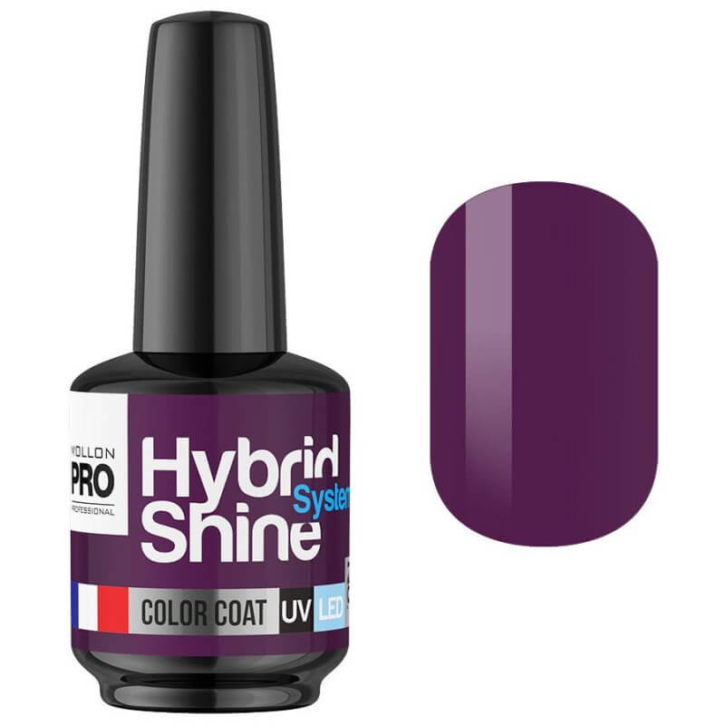 Mini Vernis Semi-Permanent Hybrid Shine Mollon Pro 8ml