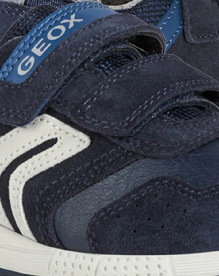 Klettsneaker ALBEN JUNIOR in navy/avio