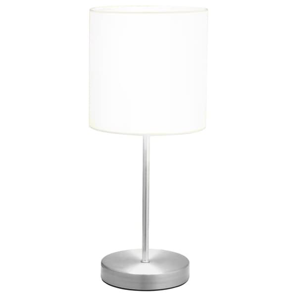 vidaXL Bordlamper 2 stk berøringsknapp hvit E14