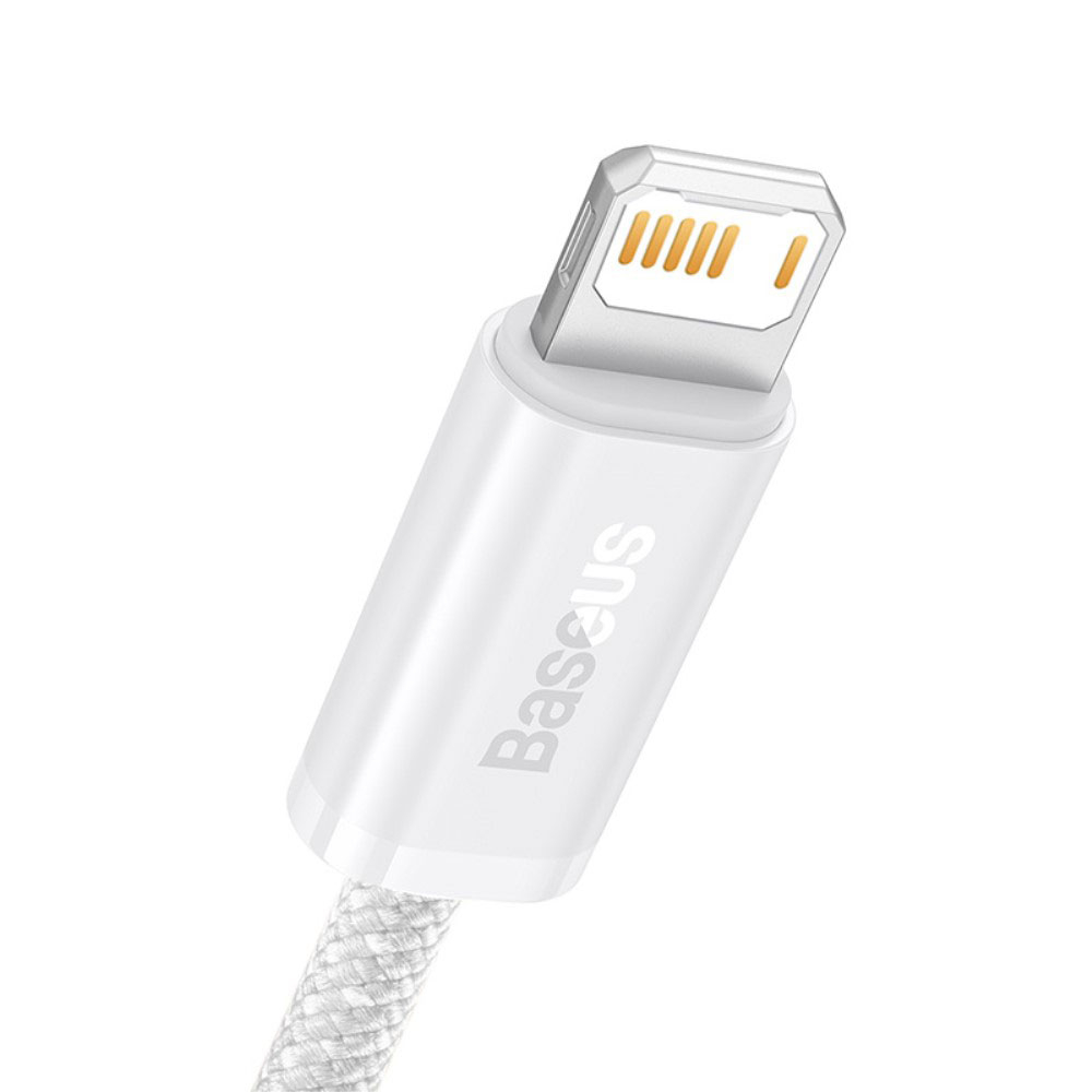 (2m) 20W Dynamic USB auf Lightning Nylon Ladekabel Fast Charging Datenkabel - Grau