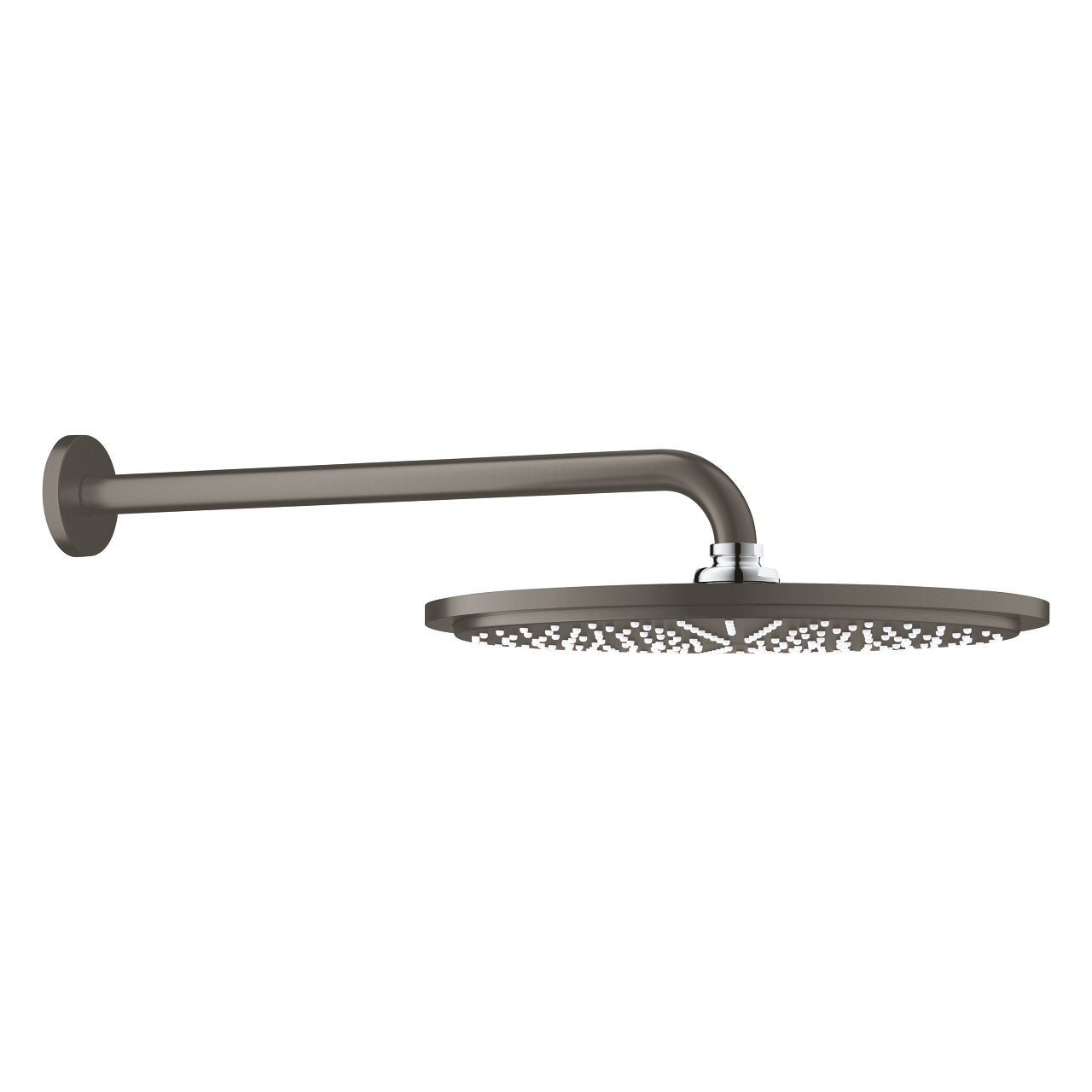 Grohe Rainshower hoofddouche met douchearm brushed hard graphite