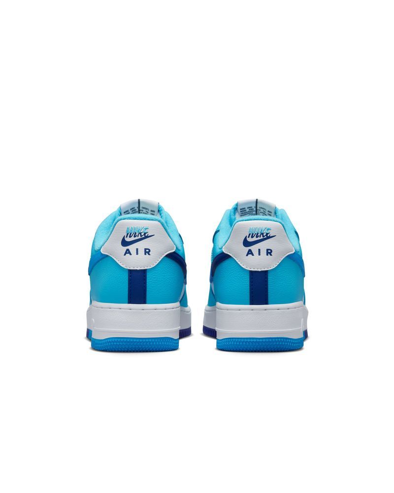 Chaussures Nike Air Force 1 '07 LV8 Blanc & Bleu pour homme