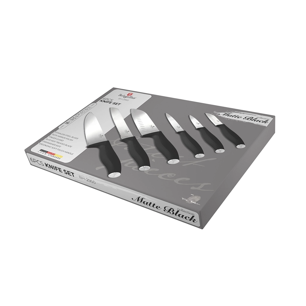 Berlinger Haus 6-teiliges Messer-Set Matte Black Collection