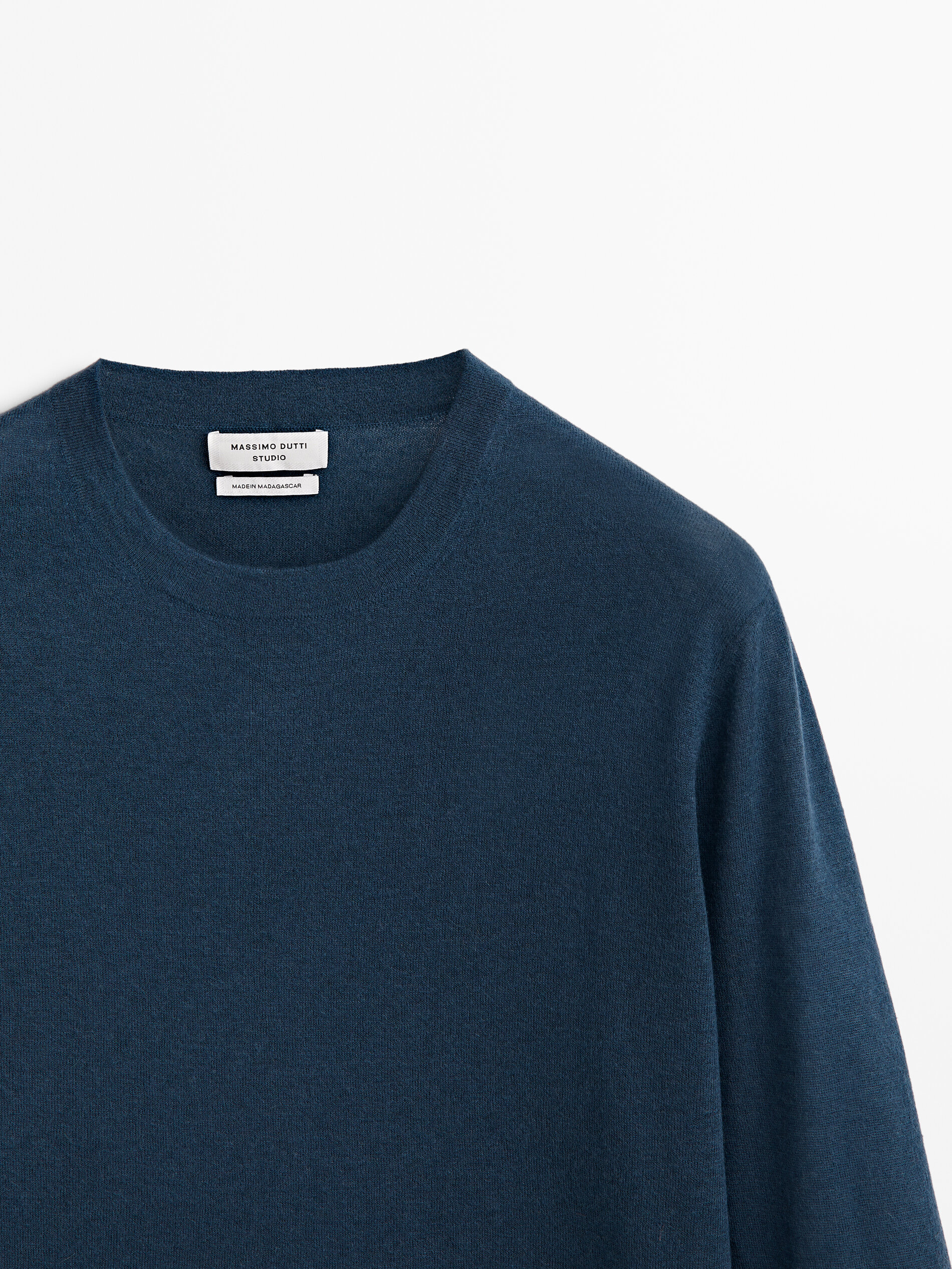 Jersey 100% lã cashmere - Studio - AZUL