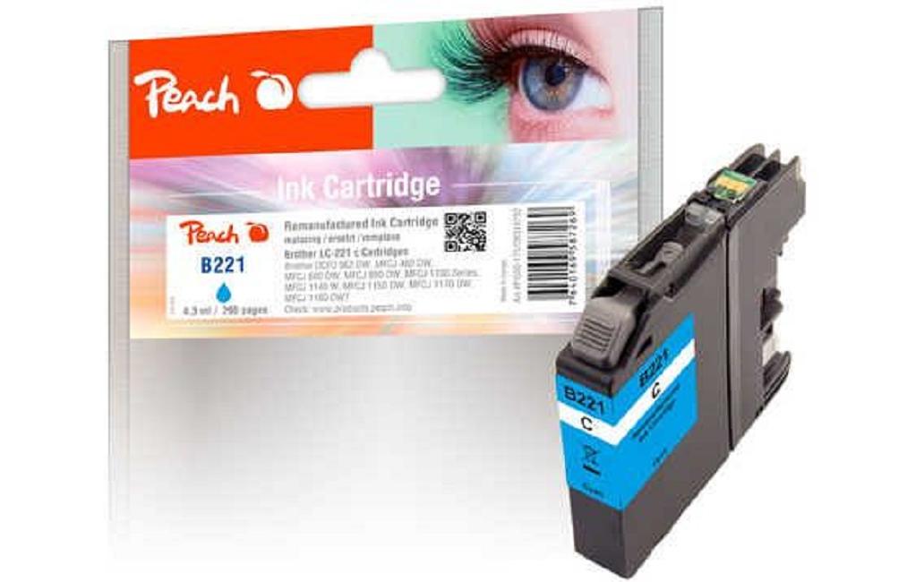 Tinte Brother LC-221C CyanDruckerpatrone: Cyan