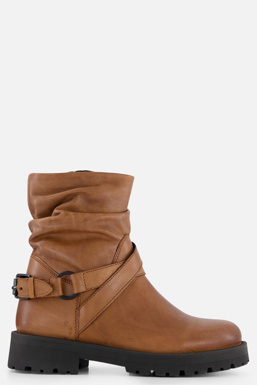 Cellini Enkellaarsjes cognac Leer