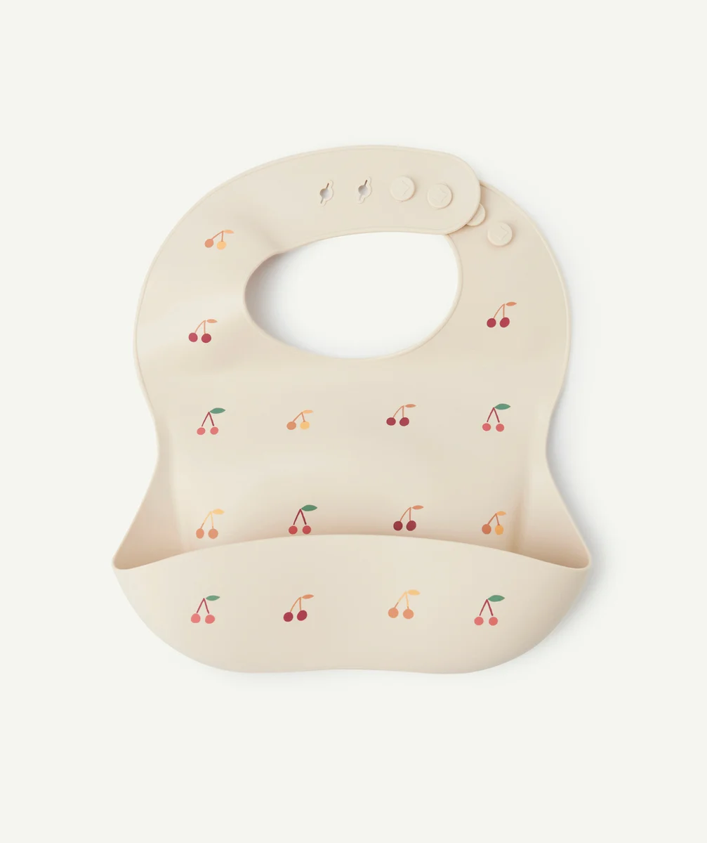 MUSHIEBAVOIR EN SILICONE IMPRIMÉ CERISES