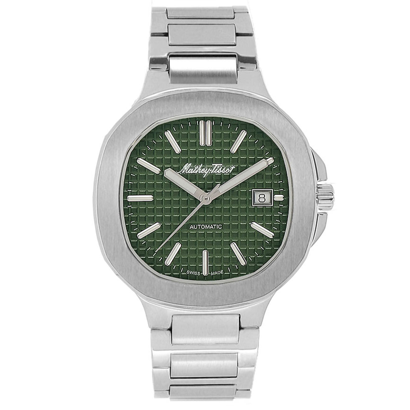 Mathey-Tissot Montre Homme Automatique en Acier Evasion Automatic argentée