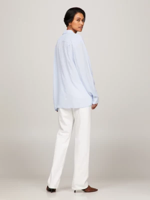Camisa de crepe descontraída