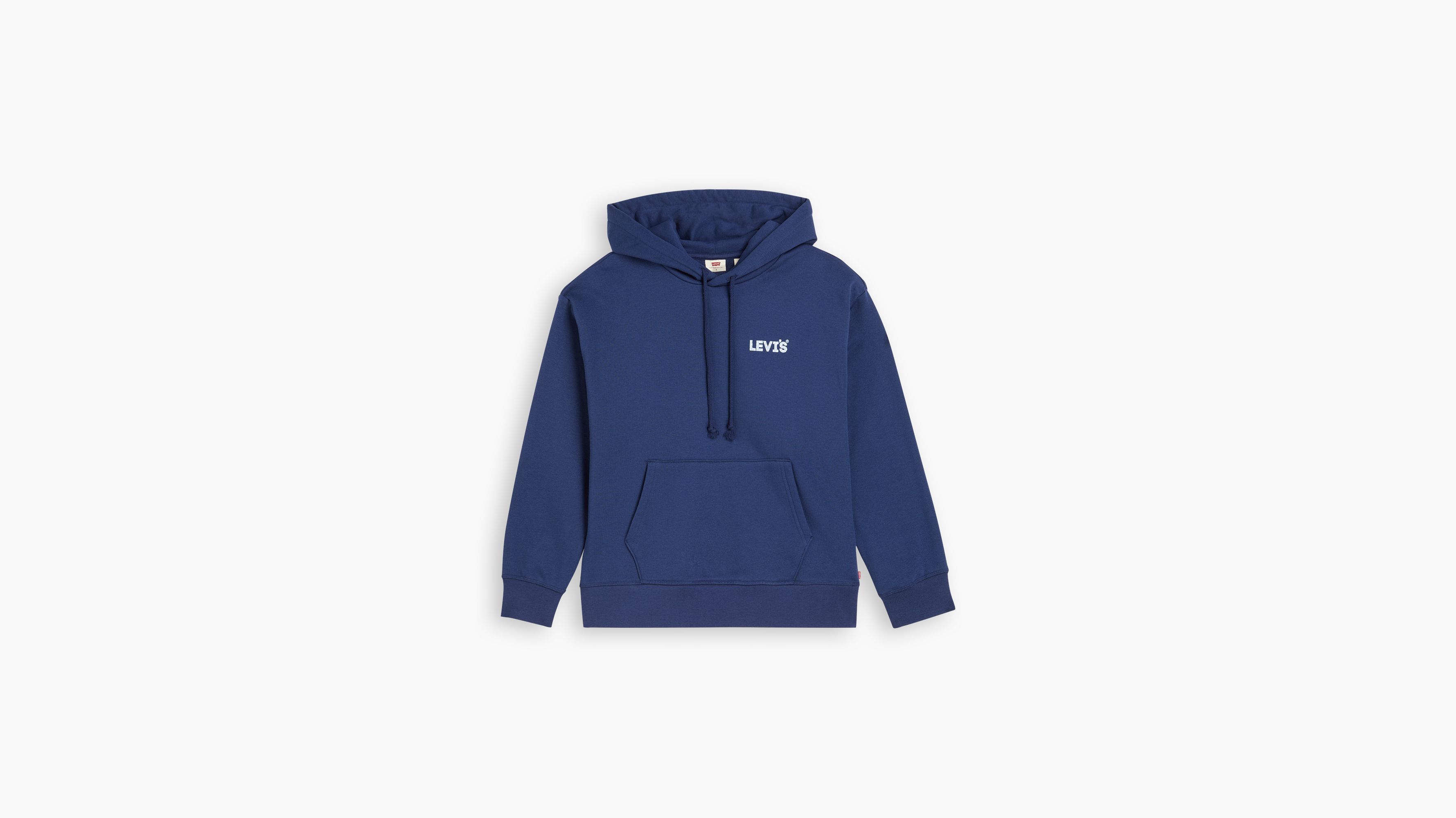 Sweat à capuche graphique standard - Scattered Floral Naval Academy - Bleu