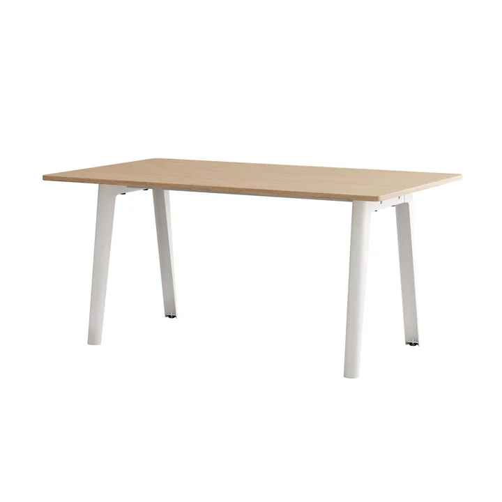 TipToe - NEW MODERN Esstisch 95 x 160 cm, Eiche / cloudy white