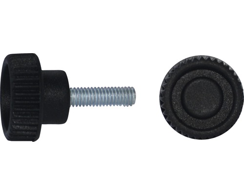 Kartelschroef Ø 26 mm M6x20 zwart, 20 stuks