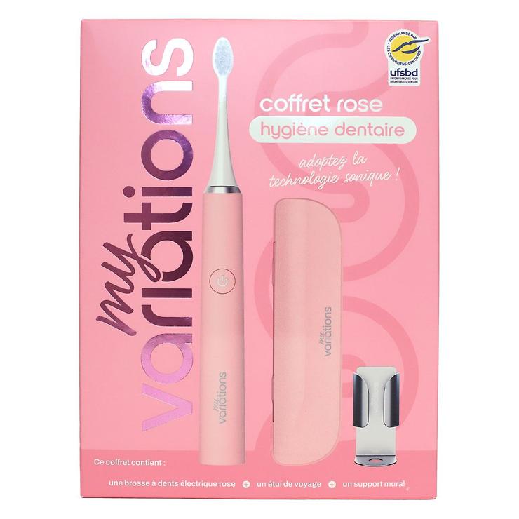 Coffret Rose hygiène dentaire