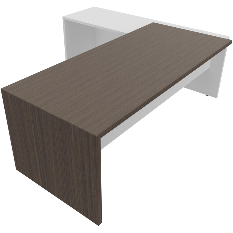 Eckschreibtisch X-Time 45, links, 220 x 194 cm, Dekor Eukalyptus