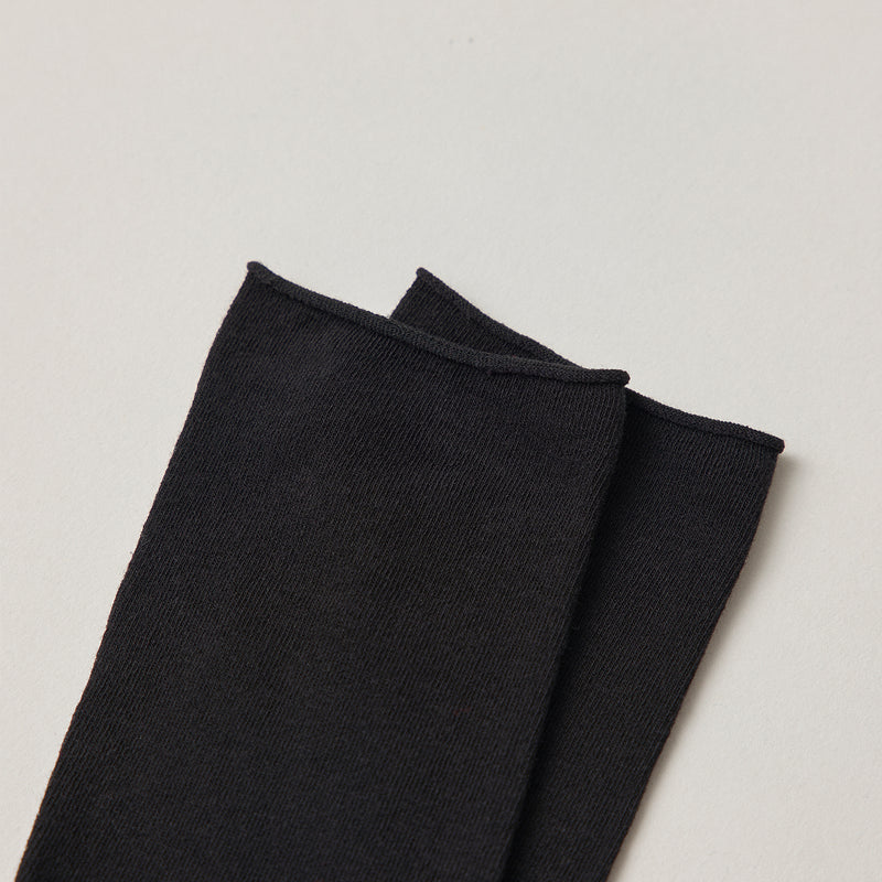 Klassische Damen Socken aus Bio-Baumwolle Schwarz