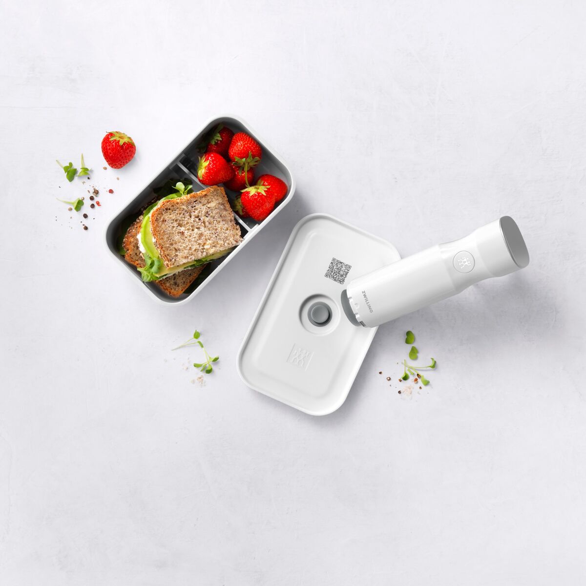 Fresh & Save vakuum matboks i plast, 0,85 liter