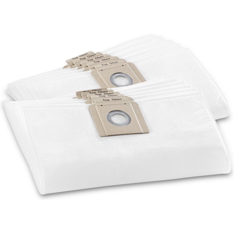 Kärcher - Sacs filtrants en non-tissé, 300 Pièce(s), BV 5/1, BVL 3/1 Bp, BVL 5/1 Bp, T 7/1, T 9/1