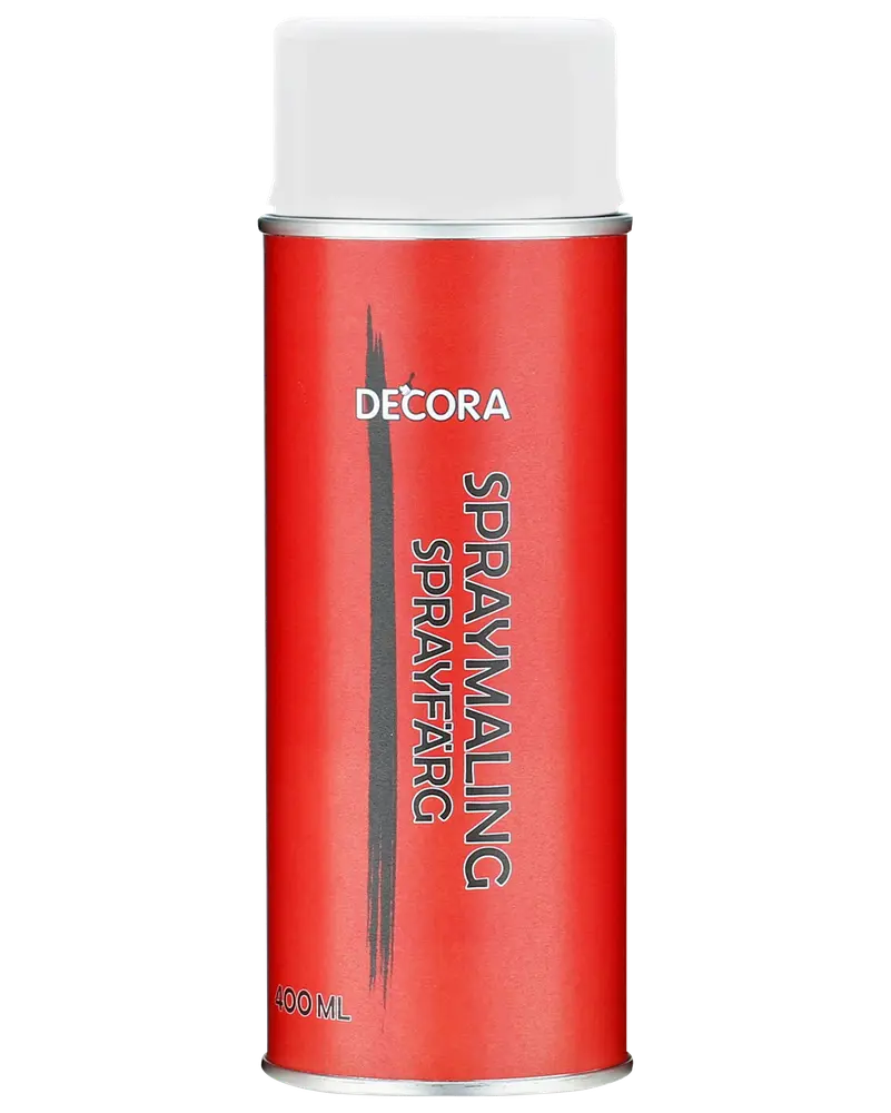 Spraymaling Mat hvid
