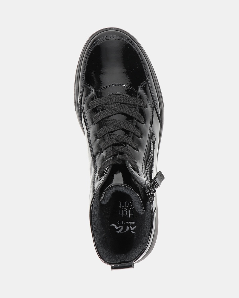 Ara Roma Plateau Hoge sneakers  - zwart