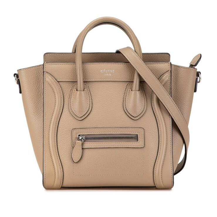 Celine Vintage Celine Luggage Brown