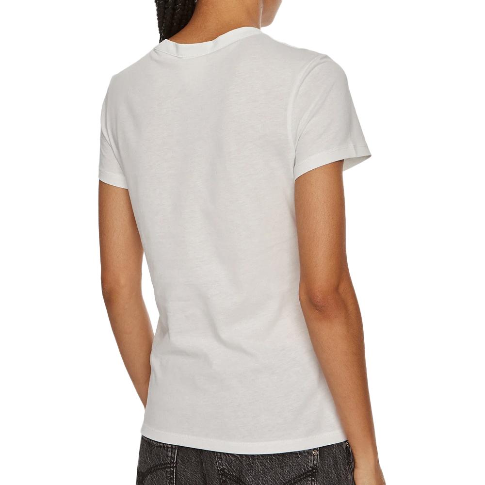 Calvin Klein Jeans T-shirt Blanc Femme Calvin Klein Jeans Graphic