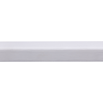 Glaslat hardhout wit gegrond 17x17 mm 270 cm