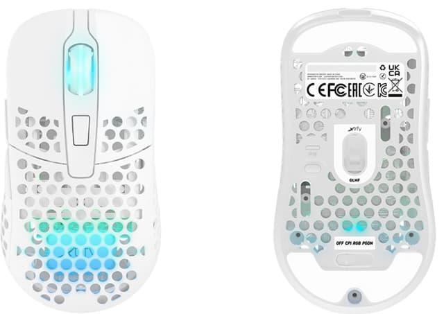 Xtrfy M42 trådløs gaming mus (hvid)