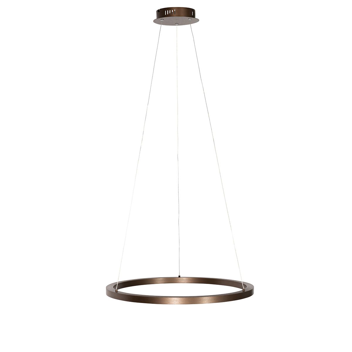 Hanglamp brons 60 cm incl. LED 3-staps dimbaar - Girello