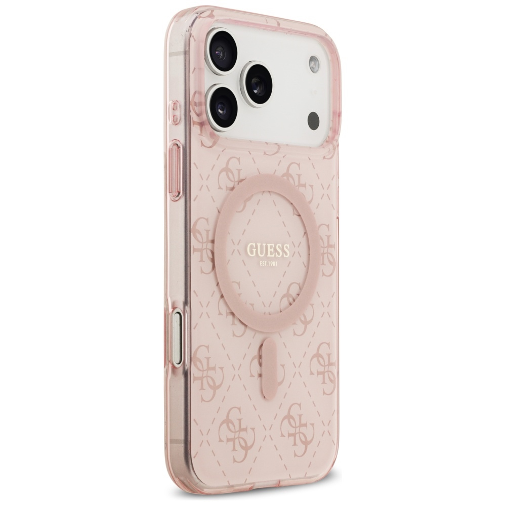 iPhone 17 Pro MagSafe Hardcase Hülle IML 4G Background (GUHMP17LH4DTEP) - Rosa