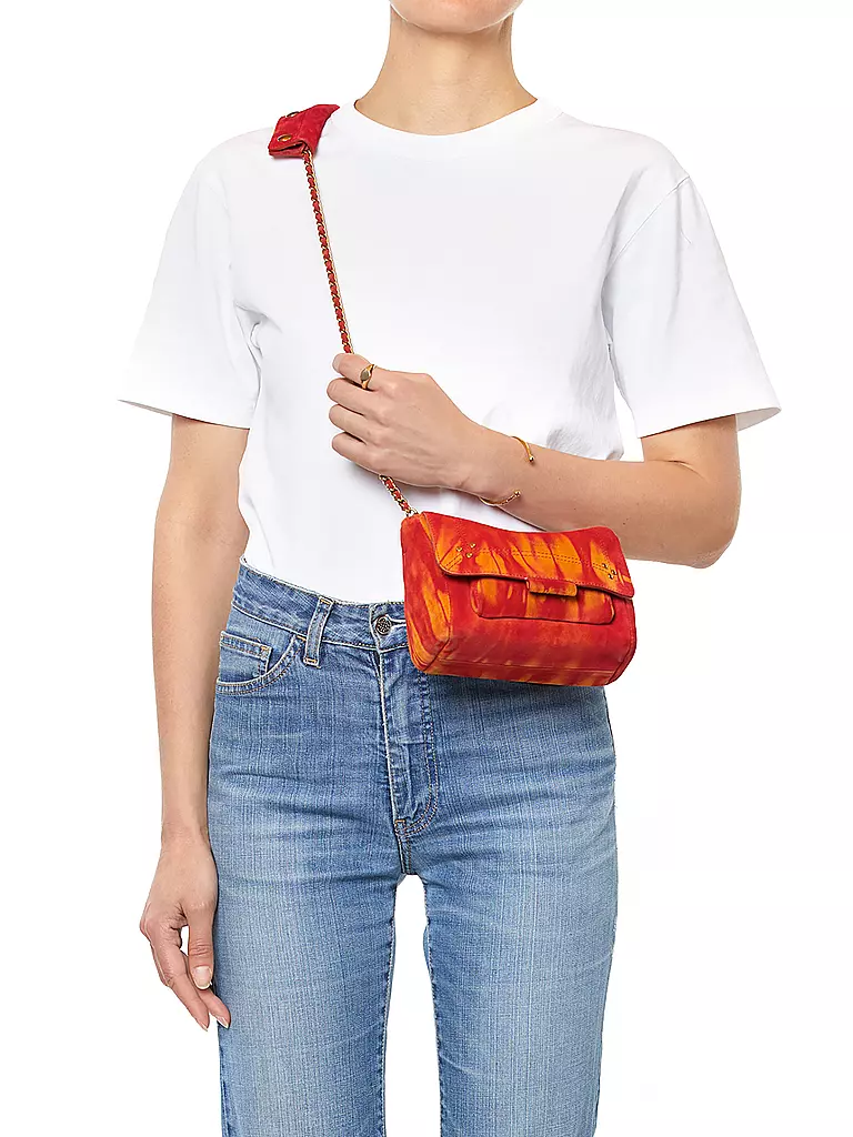 JEROME DREYFUSS Ledertasche - Mini Bag LULU Small orange