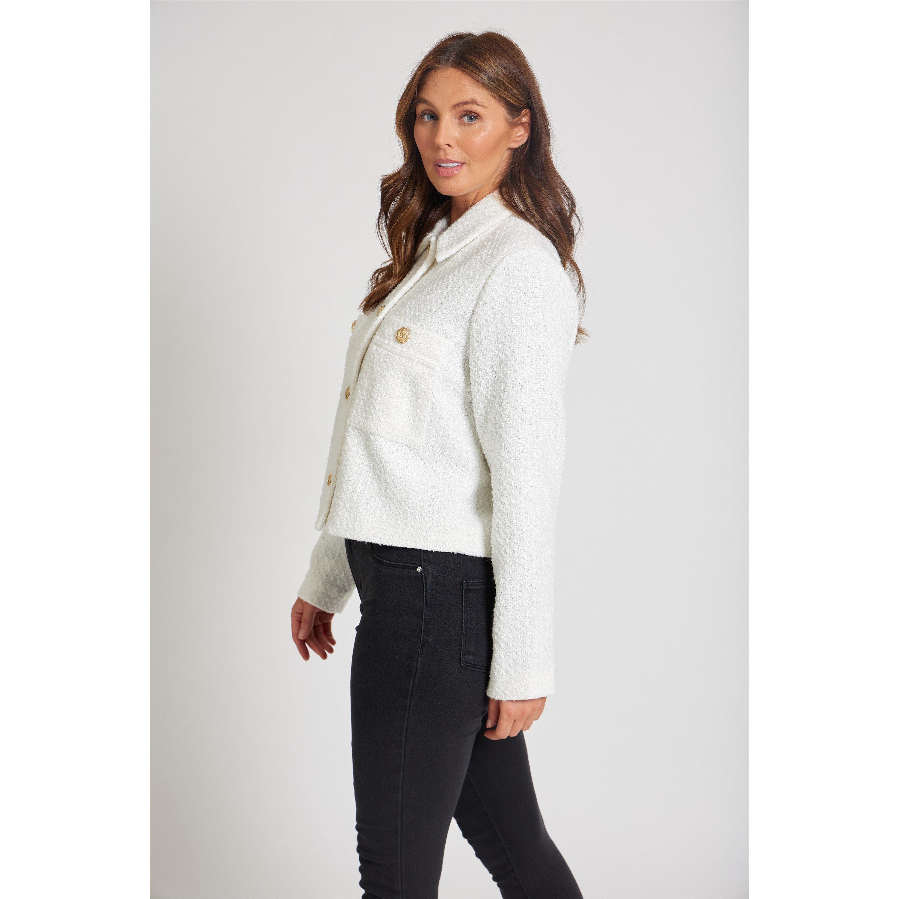Be You Boucle Boucle Cropped Jacket