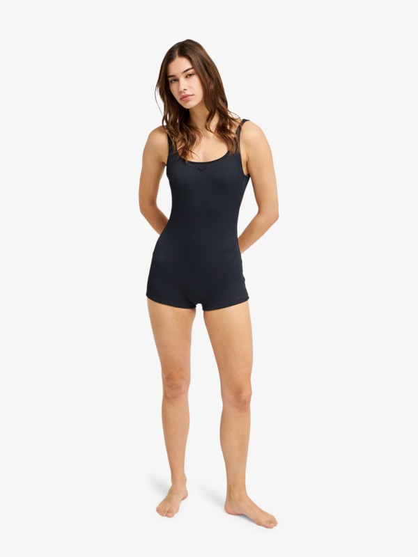 Roxy Love One-Piece Maillot de bain une pièce Boyleg Noir Femme