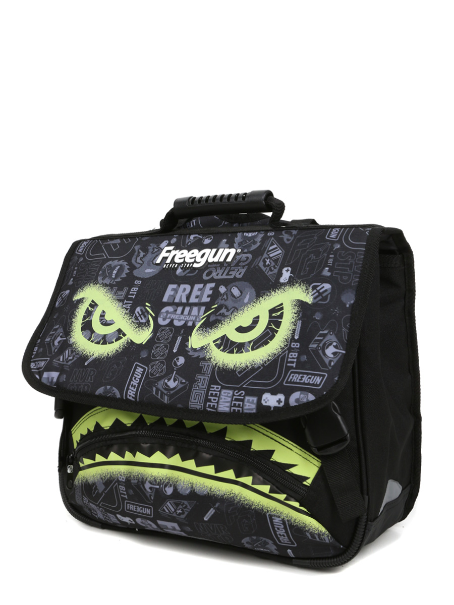 Cartable Freegun Monster Fluo 38 cm