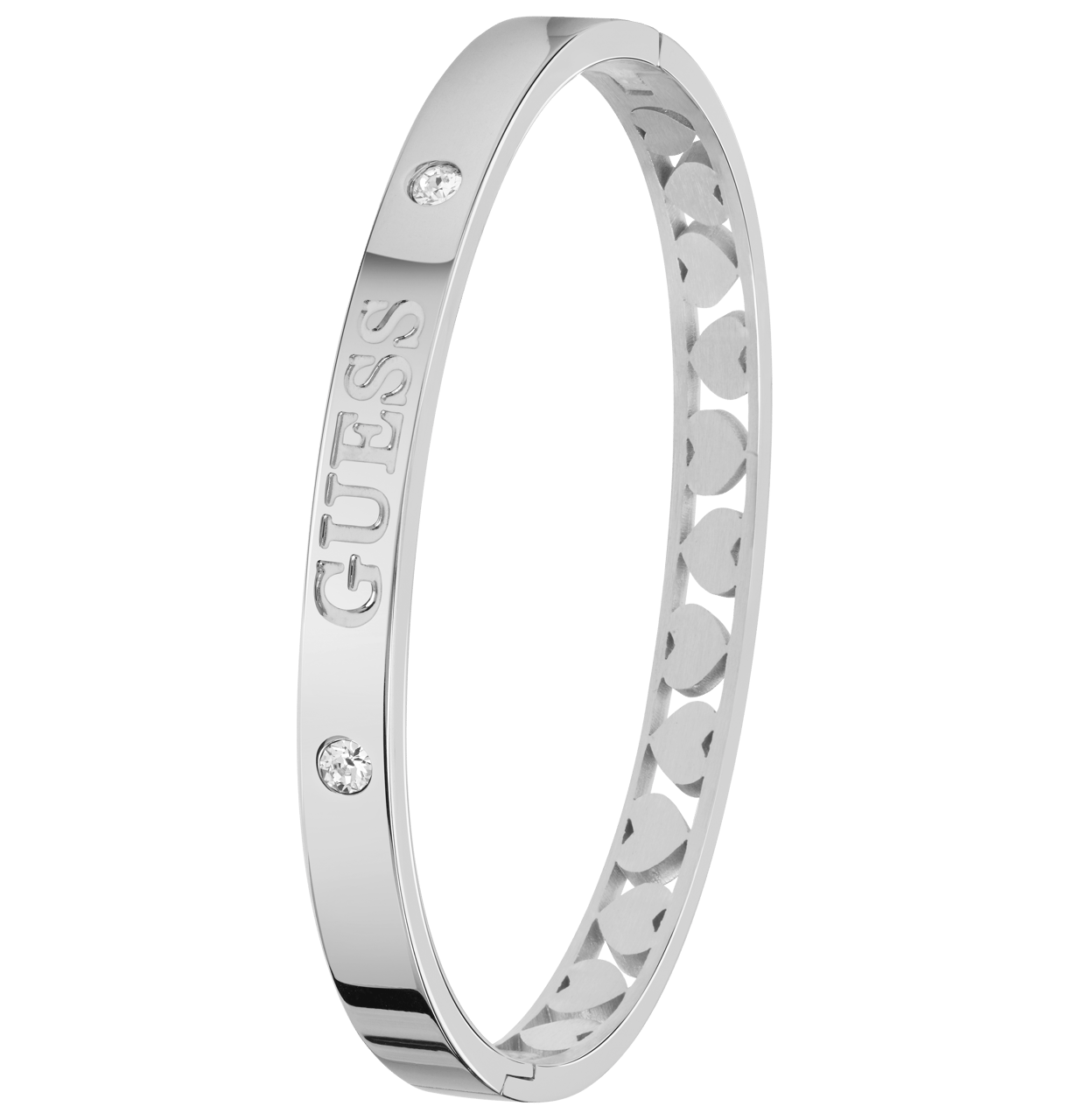 Guess stalen bangle armband Heart